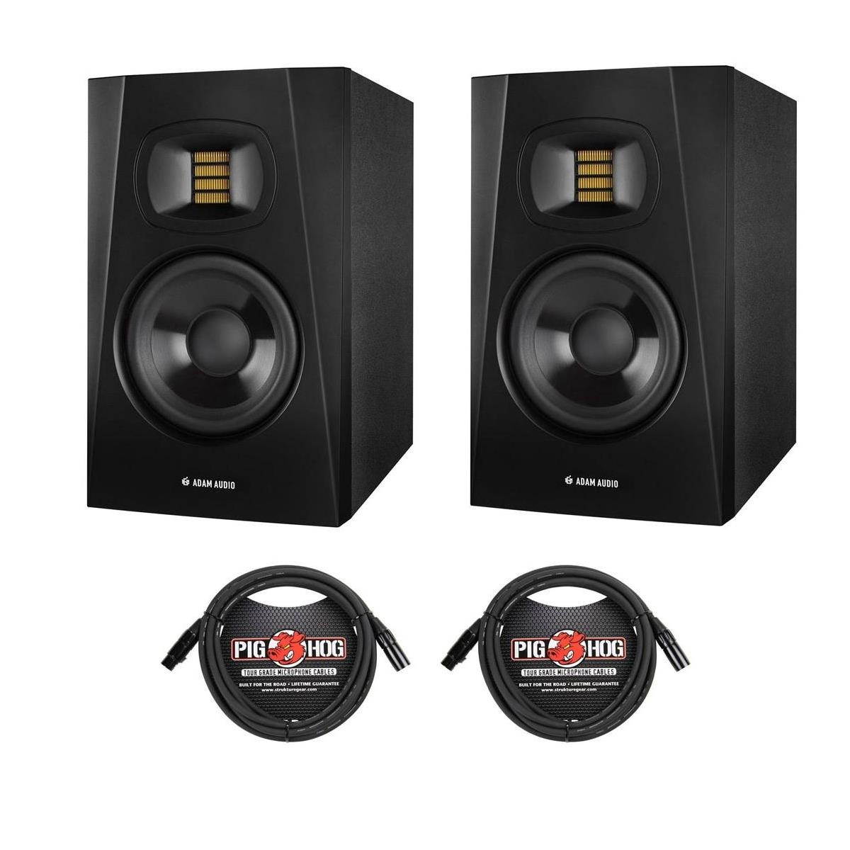 Adam Professional Audio T5V 5" 70W 2-Way Active Nearfield Monitor - Pair #T5V 2