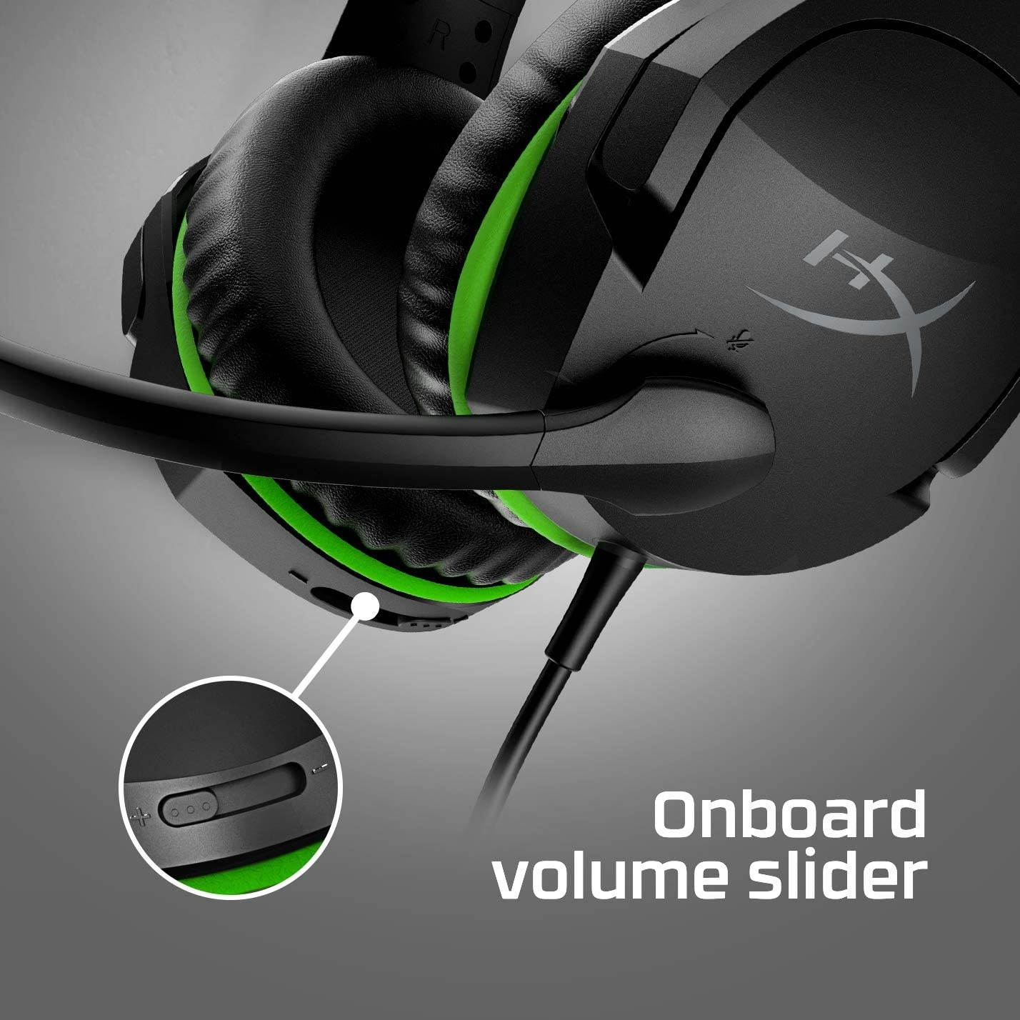 CloudX Stinger - Official Licensed for Xbox Gaming Headset Lightweight Rotating Ear Cups Memory Foam Comfort Durability Steel Sliders Swivel-to-Mute Noise-Cancellation Microphone
