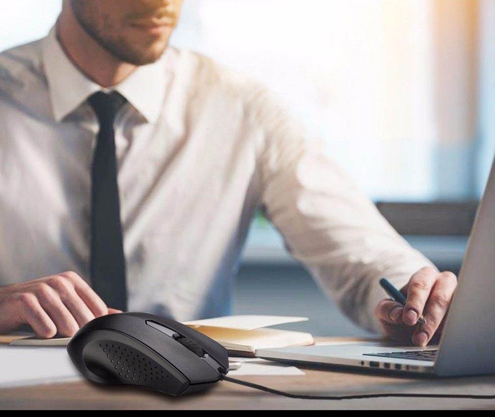 Slient 1600DPI 3 Buttons USB Wired Pro Gaming Mouse Mice For PC Laptop Computer