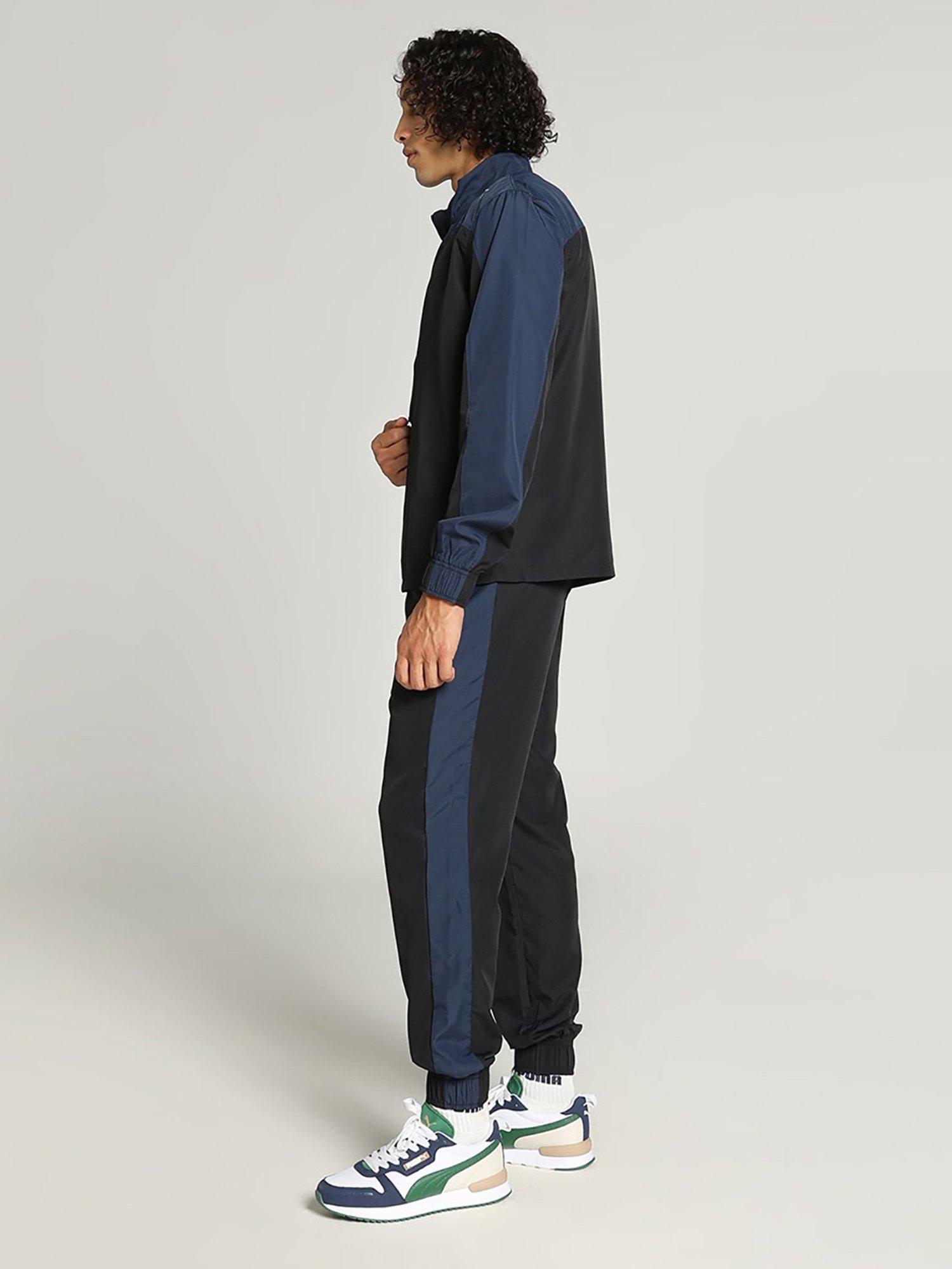 Vimal Jonney Light Mud Cotton Regular Fit Tracksuit