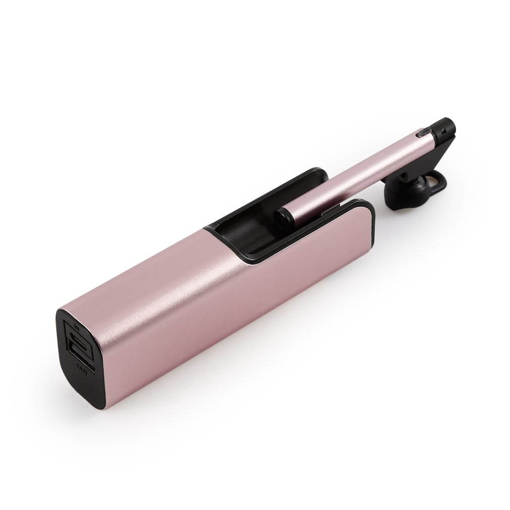 Wireless Headset Hands-free Echo & Noise Cancellation Headphone with In-car Charging Dock Support Voice Command