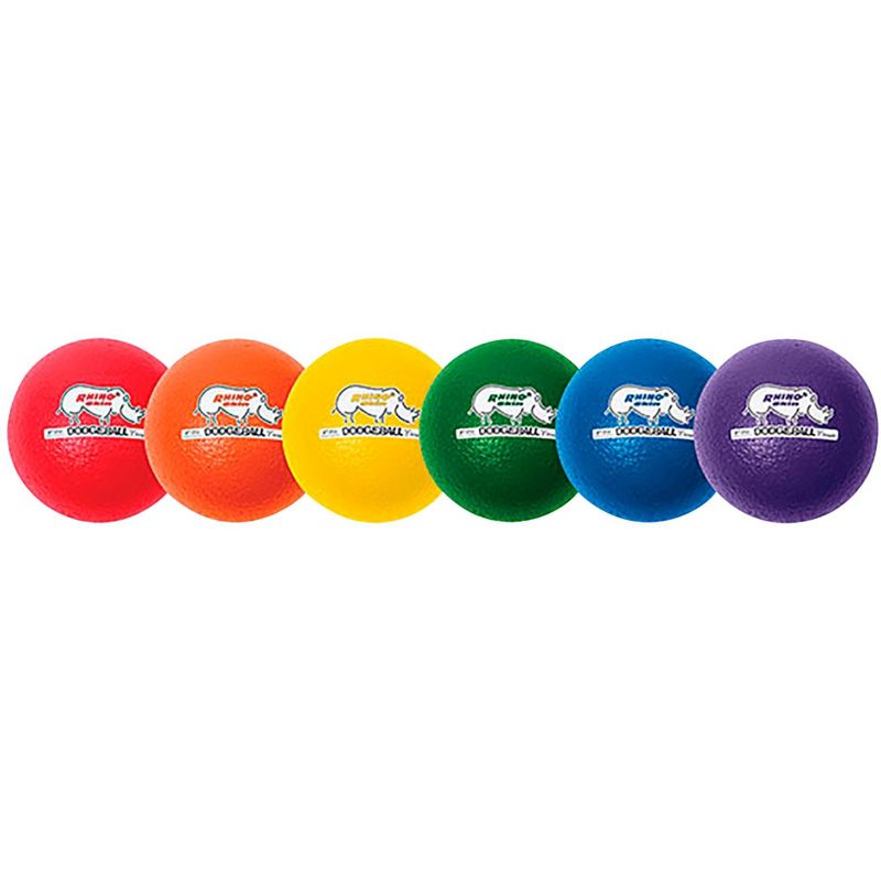 Champion Sports Rhino Skin Dodgeballs, set of 6