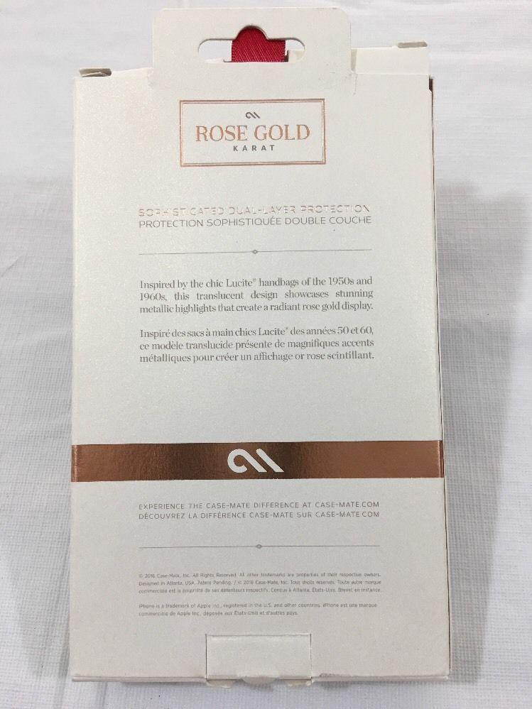 Case-Mate, Karat Case Rose Gold, iPh Indigo for Apple iPhone SE