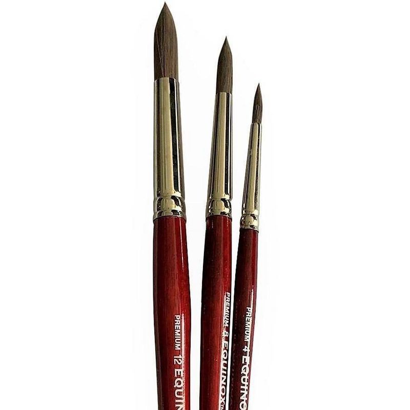 Kingart 3ct Equinox Brush Set