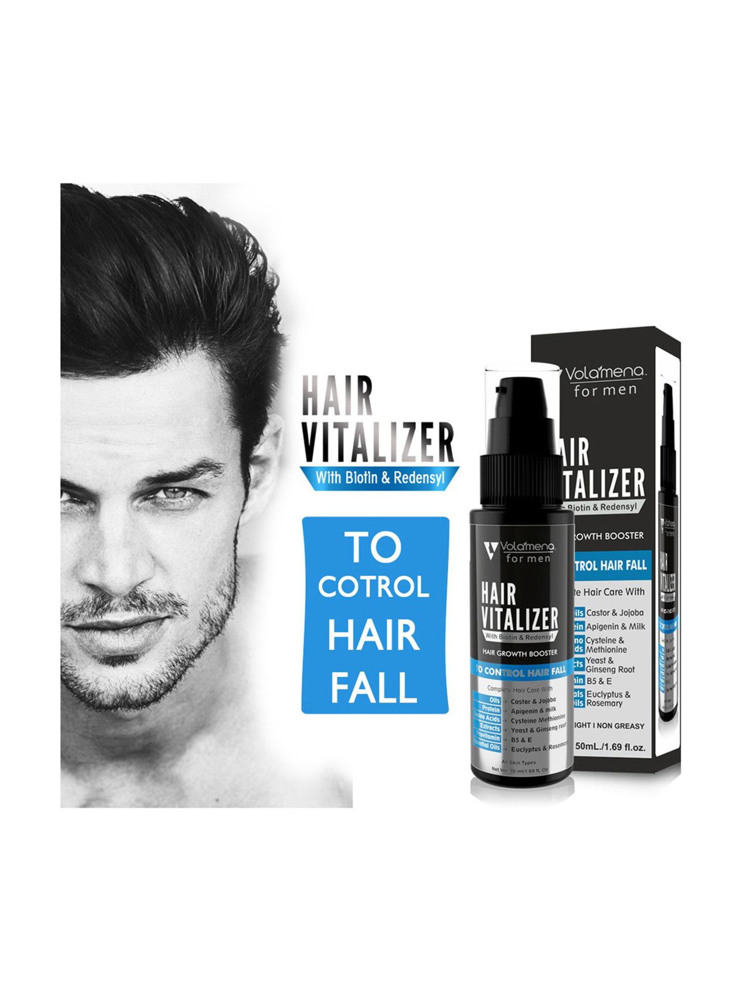 Volamena Proactive Hair Vitalizer for Men - 50 ml