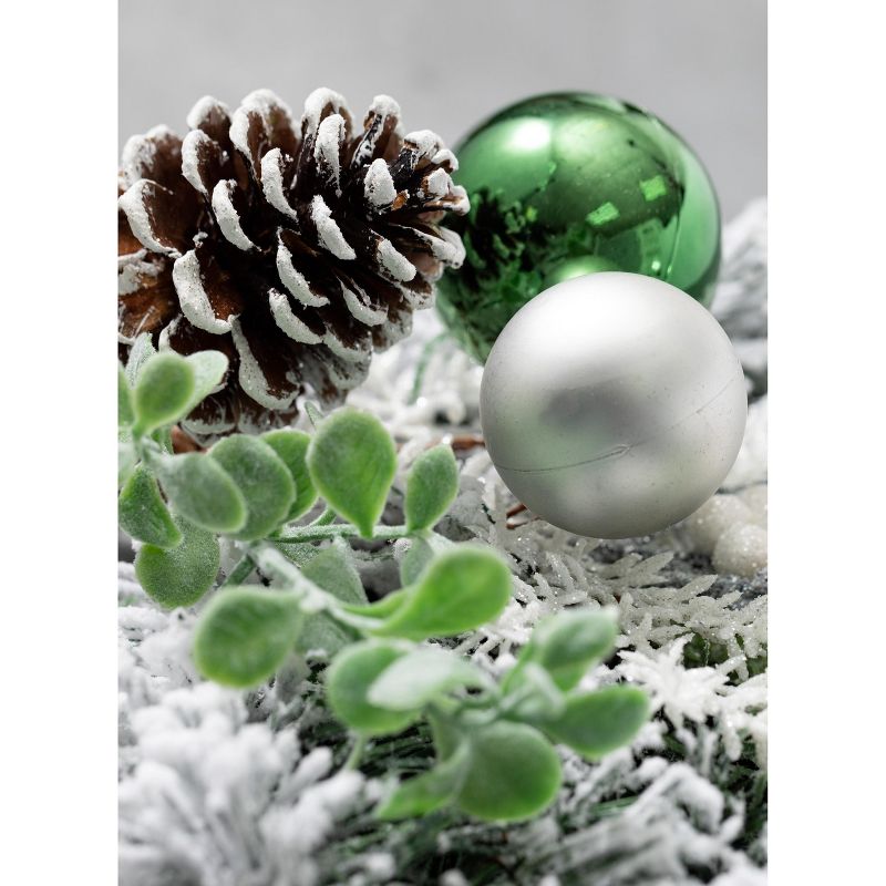 Sullivans Pine & Ball Artificial Stem 19"H Green