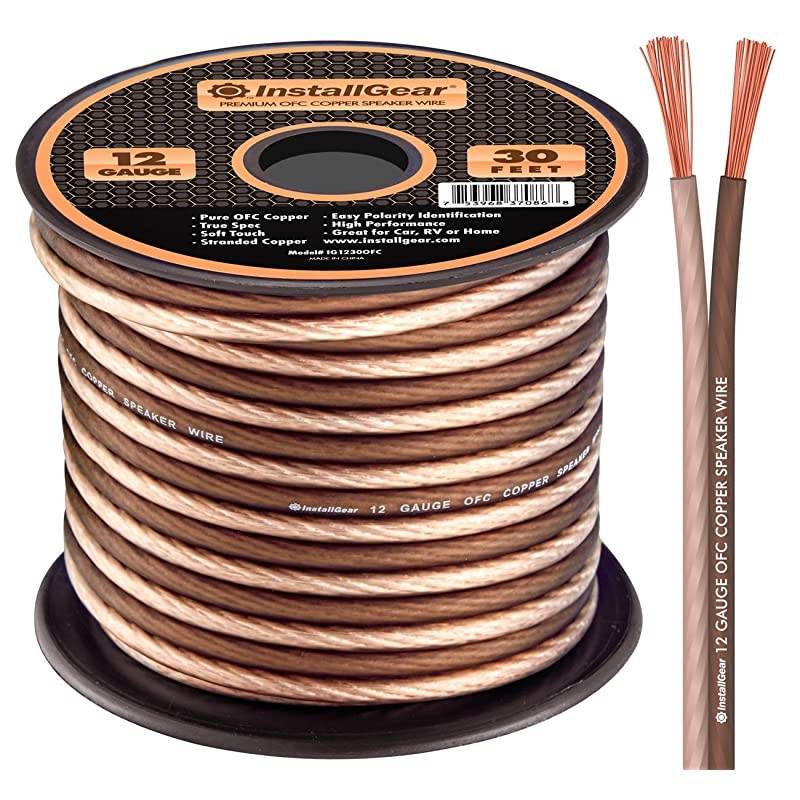 12 Gauge Speaker Wire 999 OxygenFree Copper True Spec and Soft Touch Cable 30feet