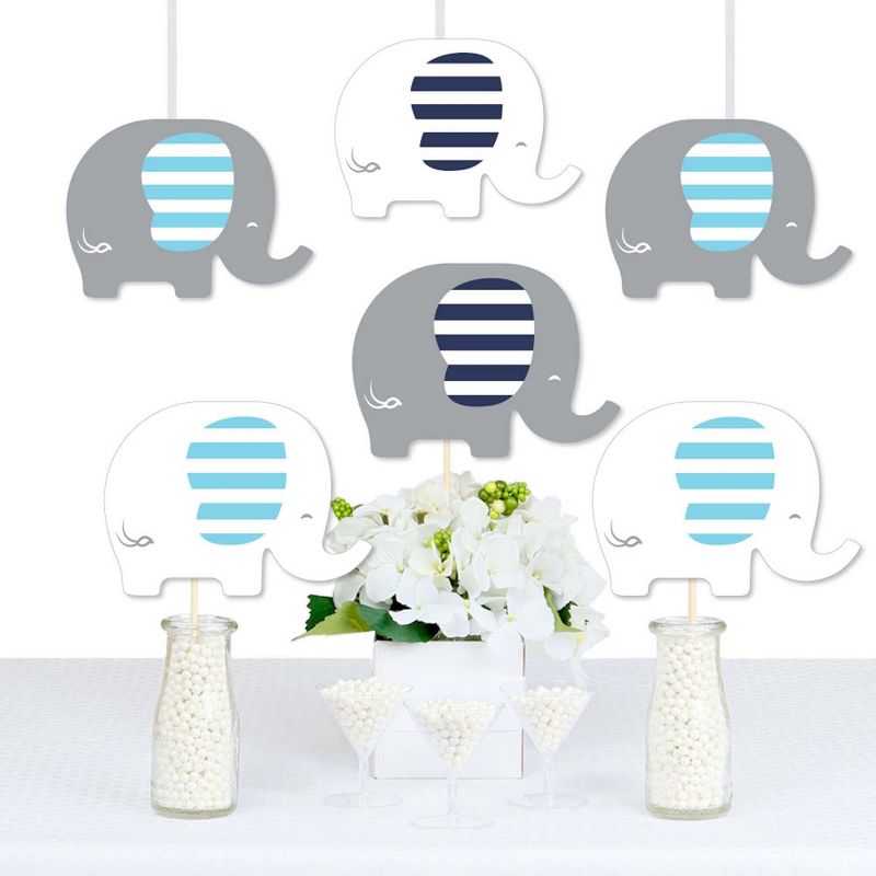 Big Dot of Happiness Noah's Ark - Cupcake Decoration - Baby Shower Cupcake Wrappers and Treat Picks Kit - Set of 24