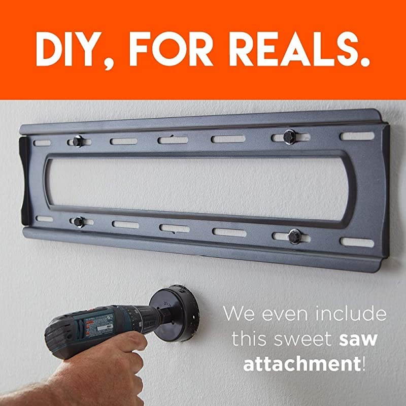 in Wall Cable Management Kit Hide TV Power Cables amp Low Voltage Wires Behind The Wall Perfect for Wall Mounted TVs Includes Template Saw amp Low Profile Extension Cord