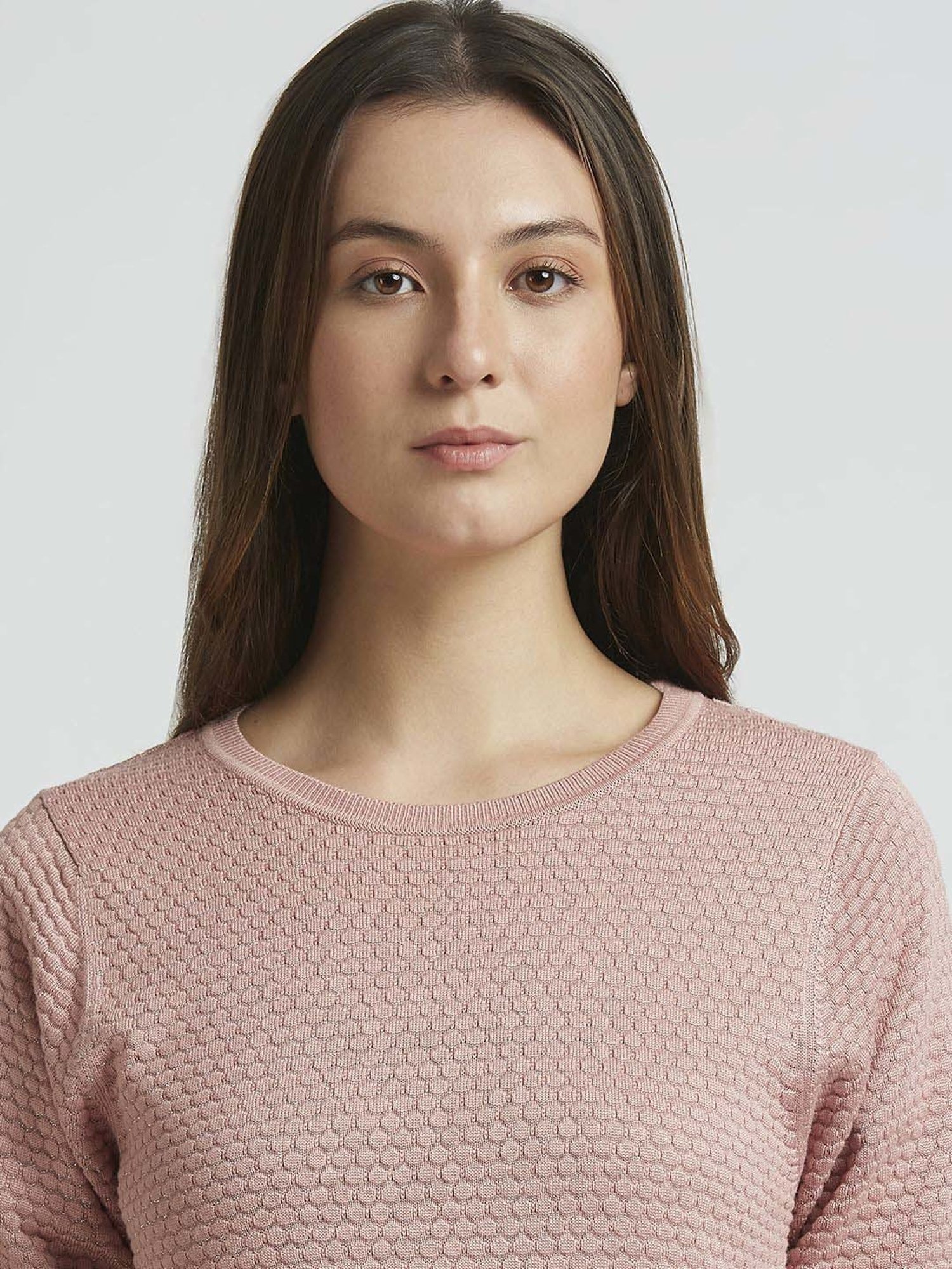 Pepe Jeans Pink Self Pattern Top