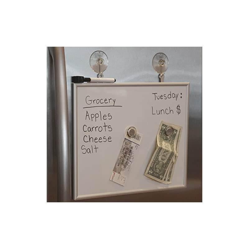 Cup Hooks, Set of 6, 2" Clear Heavy Duty Cups W/ Stainless Hook, Best for Shower, Bathroom, Kitchen, & Windows - Super Strong Pads Makes Them Perfect for Outdoor Use On Wreaths & Bird Feeders