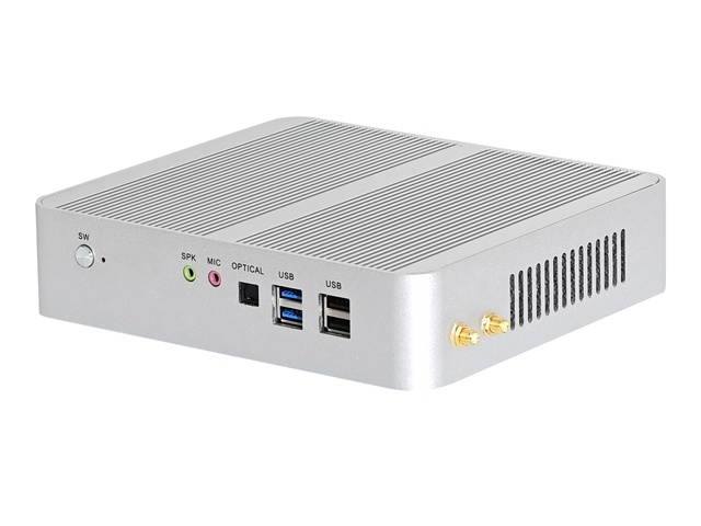 HUNSN 4K Mini PC, Intel Gen 10th I7 1065G7, Small Computer, Server, HTPC, BM26, AC WiFi/BT/2HDMI2.0/2LAN/4USB3.0/4USB2.0, (8G RAM/128G SSD)