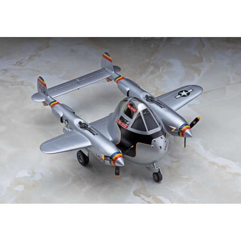 Hasegawa Eggplane Series 60136 Egg Plane P-38 Lightning Aircraft Model Kit