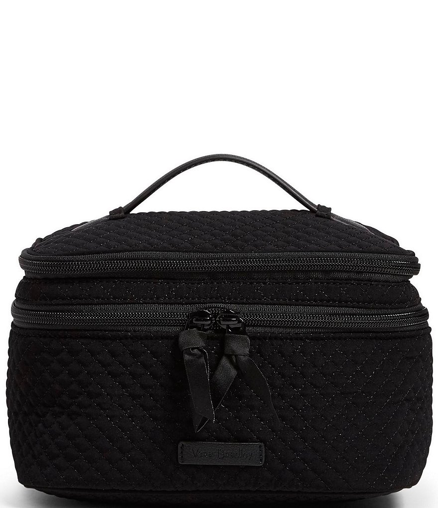 Vera Bradley Microfiber Collection Brush Up Cosmetic Bag