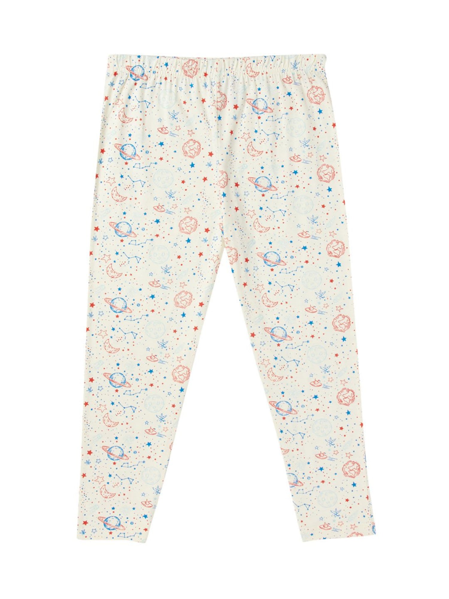 Cub McPaws Boys Multicolor Printed T-Shirt with Pyjamas