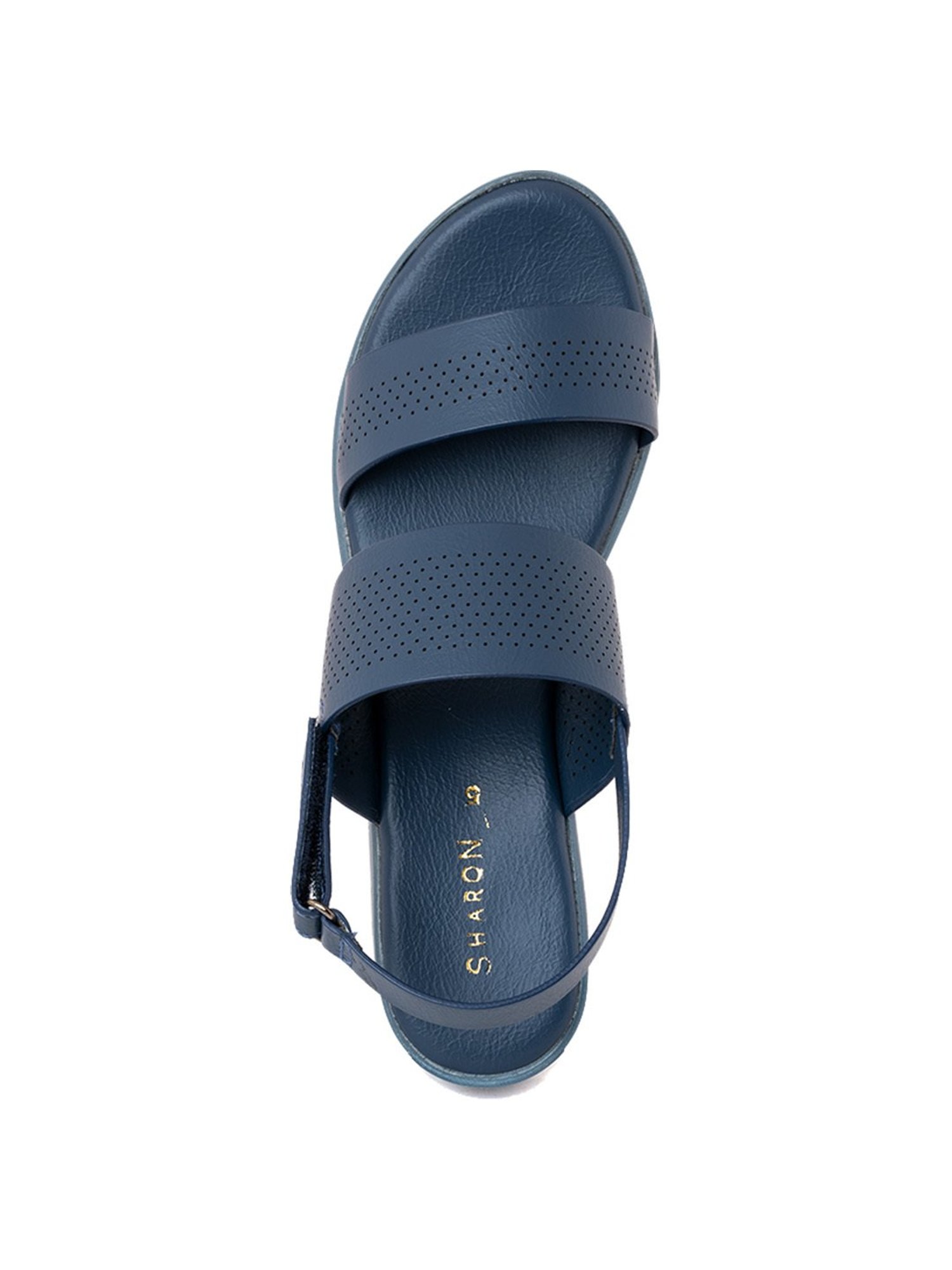 Khadim Women's Navy Back Strap Wedges