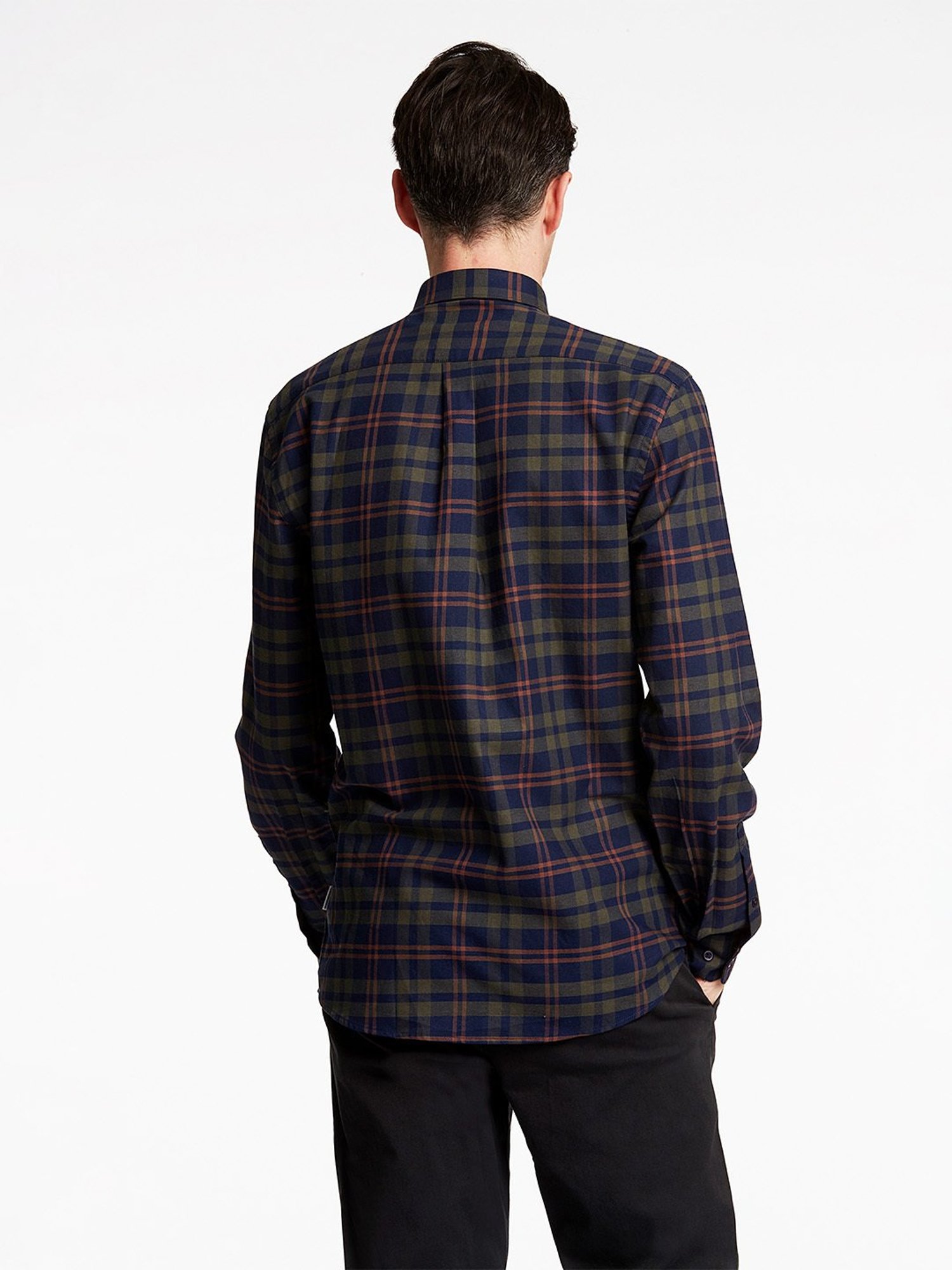 Lindbergh Multicolor Check Button Down Collar Shirt