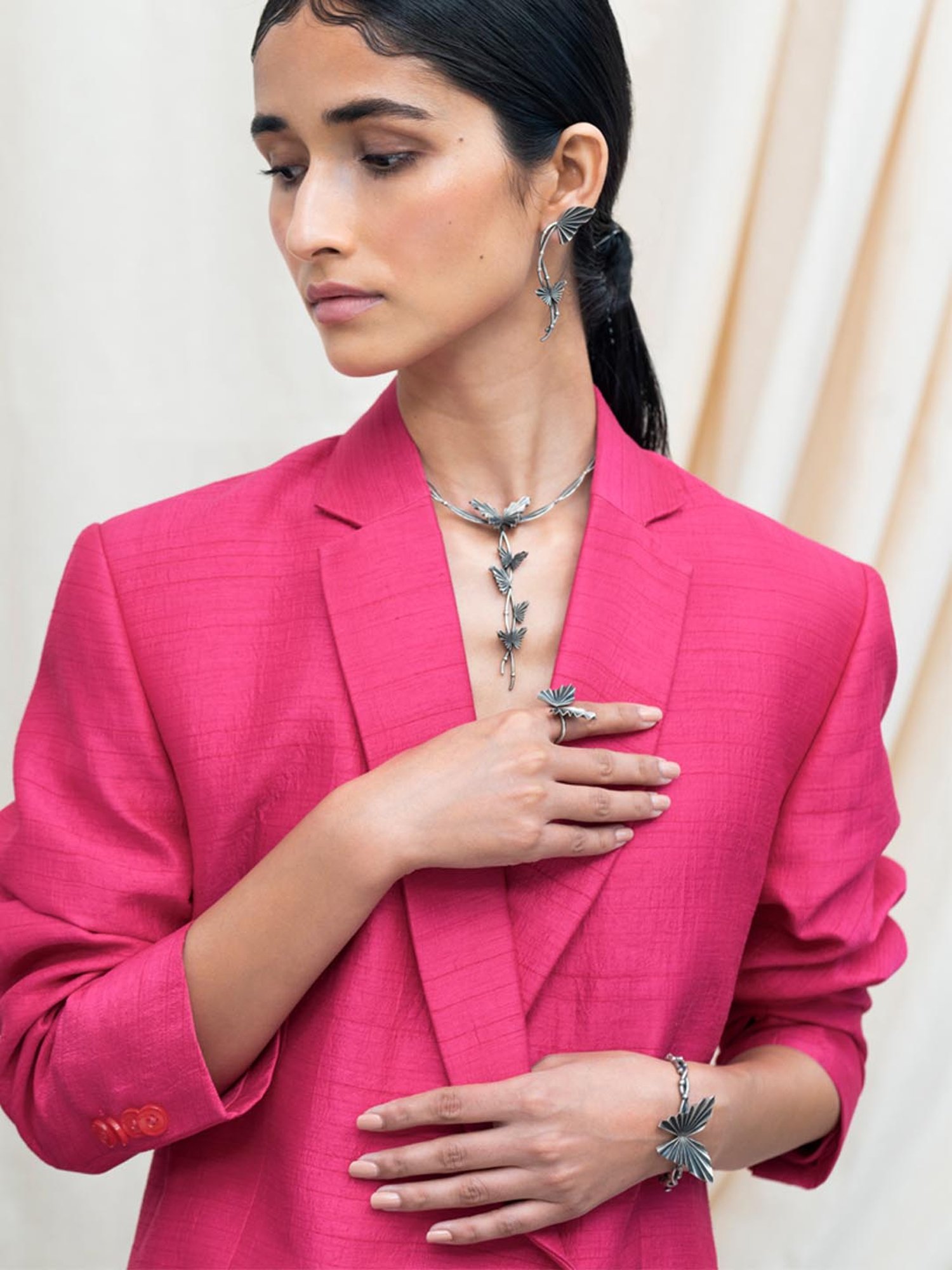 Shaya 92.5 Sterling Silver Chasing My Honest Effort Bracelet for Women