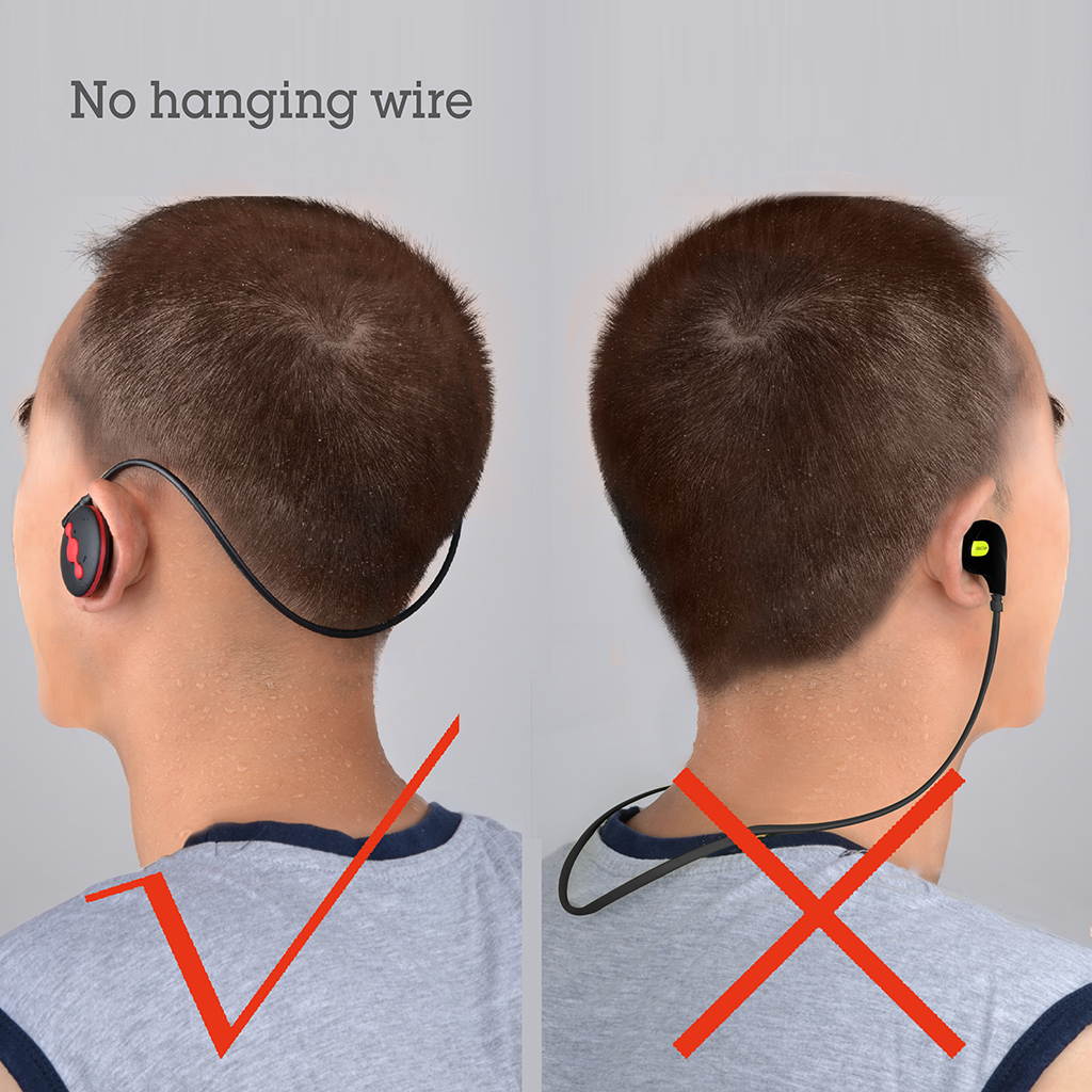 Avantree Sweatproof Bluetooth V4.1 Running Headphones with aptX, NO Hanging Wire, NFC, Wireless Headset with Mic for Cycling Gym Sports