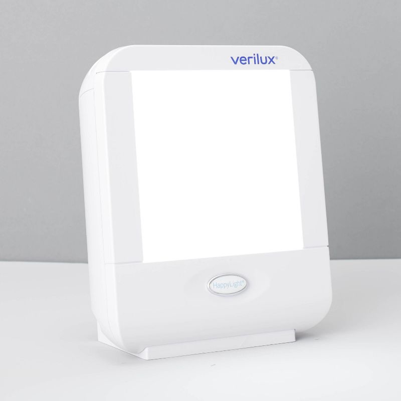 13.4" x 4.7" x 6.3" Happy Light Compact Portable Bright Therapy Lamp White - Verilux