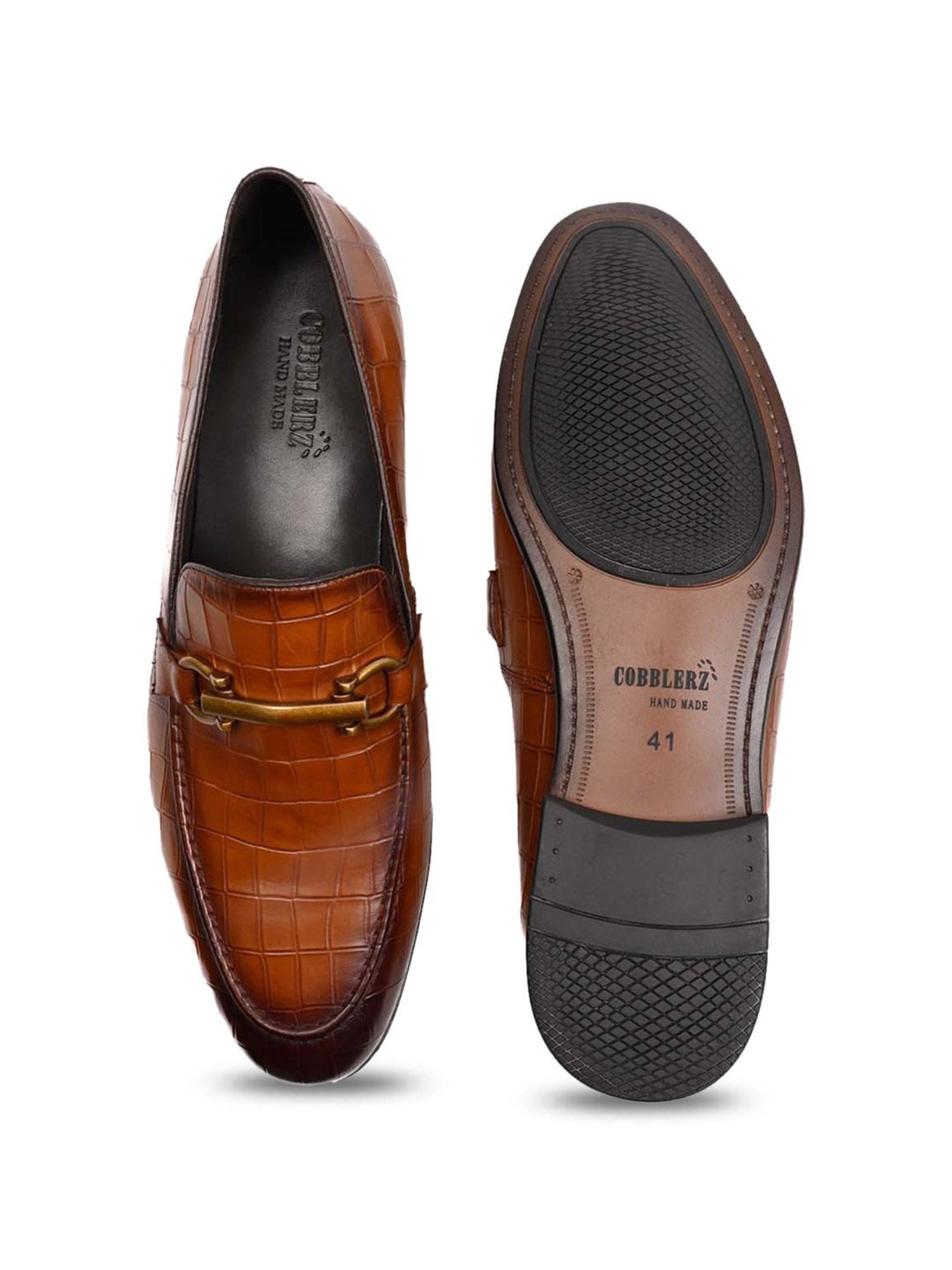 Cobblerz Men's Tan Casual Loafers