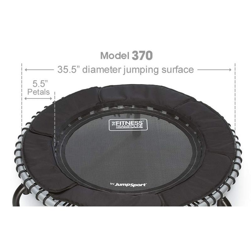 JumpSport SureStep Removable 2-Step Trampoline Safety Ladder - Easy to Attach