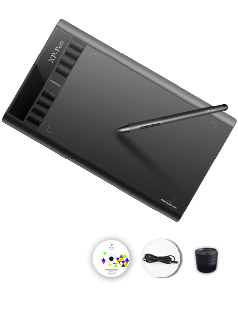XP-PEN Star03 12&rdquo; Graphics&nbsp;Tablet Drawing&nbsp;Pen Tablet&nbsp;Drawing Tablet Battery-free Stylus Passive&nbsp;Pen&nbsp;with Transparent Film and 8 Hot Keys