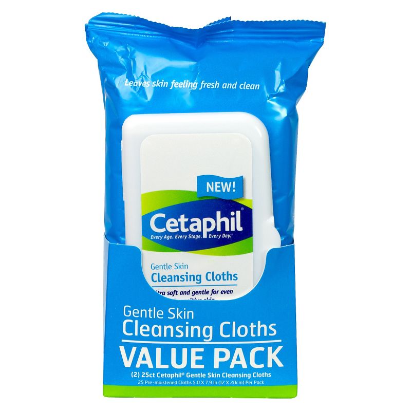 Cetaphil Gentle Skin Cleansing Cloths - 50ct