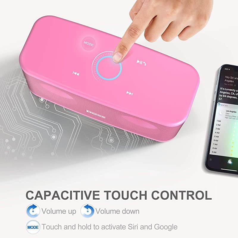 Bluetooth Speakers,  SoundBox Plus Portable Wireless Bluetooth Speaker with 16W HD Sound and Deep Bass, Wireless Stereo Pairing, 20H Playtime, Wireless Speaker for Home, Outdoor, Travel -Black