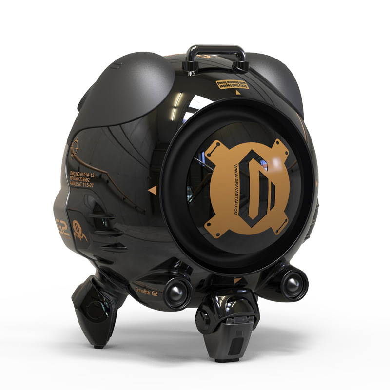 ZOEAO Gravastar VENUS Metal Shell Bluetooth 5.0 Speaker, Mechanical Appearance, Support TWS Wireless Connection with Charging Base