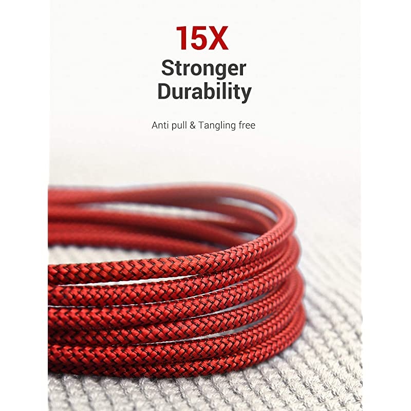 USB 3.0 Extension Cable Type A Male to Female Extension Cord 2PACK 6.6FT Durable Braided Material Fast Data Transfer Compatible with USB Keyboard,Mouse,Flash Drive, Hard Drive,Printer