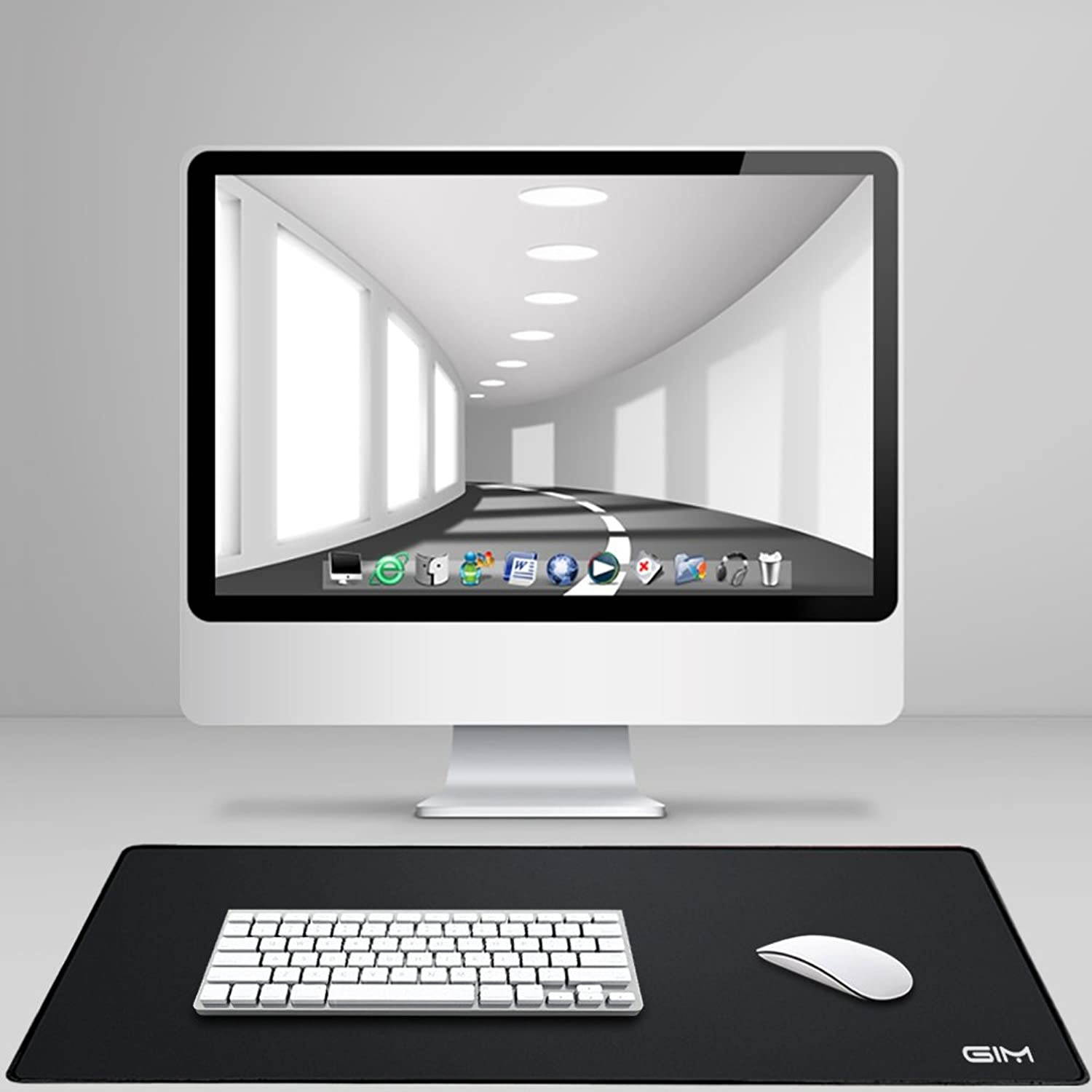 Large Mouse Pad with Stitched Edge, SAMIT Extended Gaming Mouse Pad XL Mousepad Premium-Textured Mouse Desk Pad Keyboard Pad Waterproof Non-Slip Rubber Base Long Mice Pads Mouse Mat for Laptop, PC