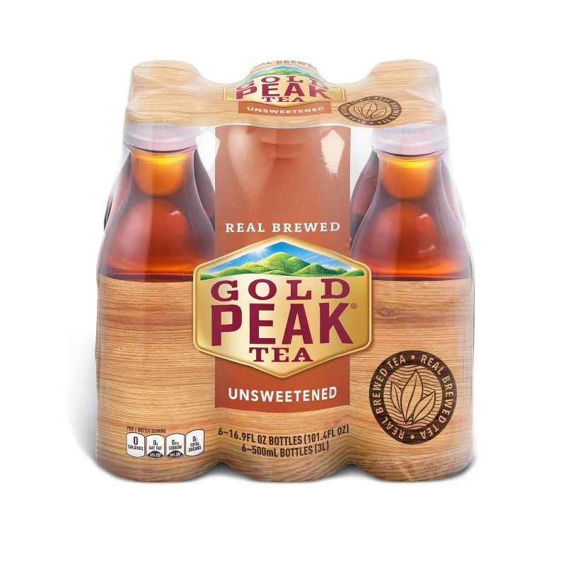 Gold Peak Unsweetened Tea - 6pk/16.9 fl oz Bottles