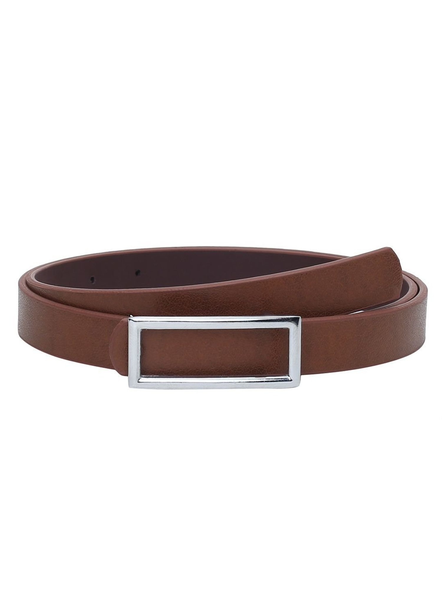 Antony Morato Black Leather Solid Waist Belt
