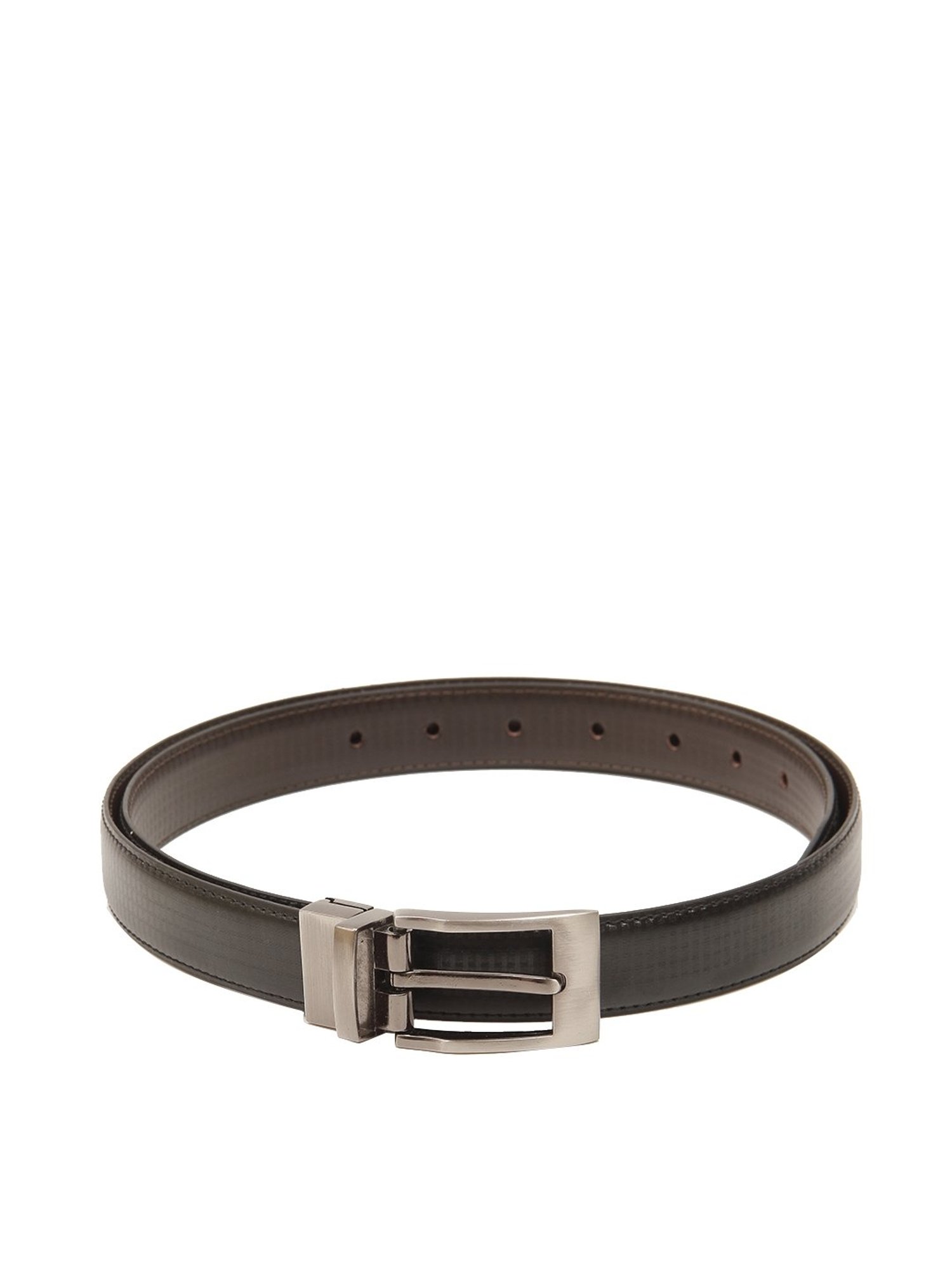 Calvadoss Black & Brown Reversible Belt for Women
