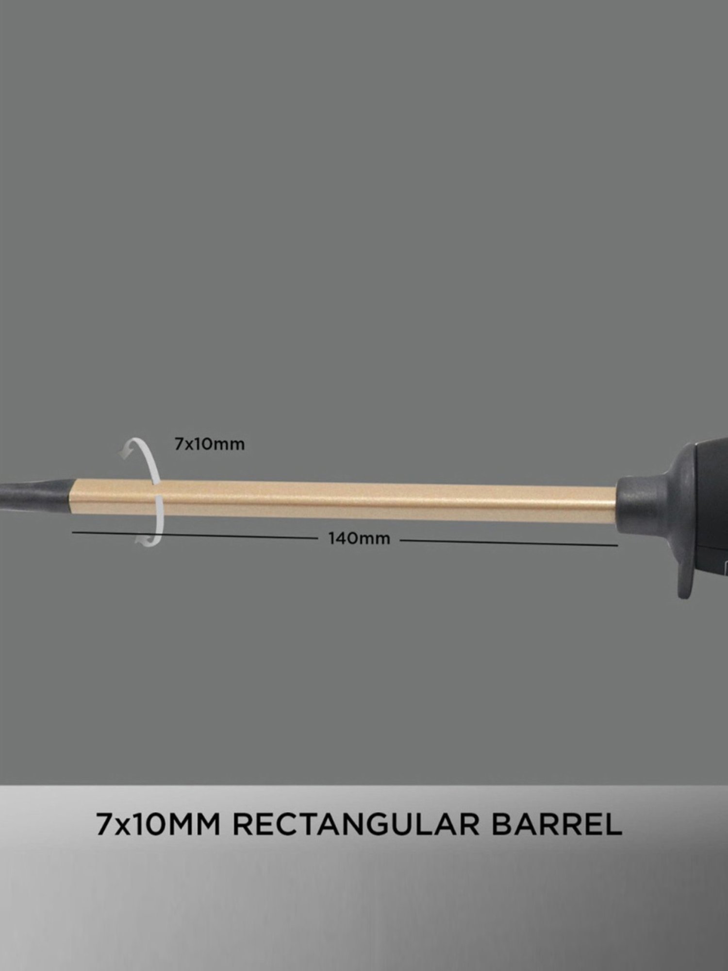 Gorgio Professional GCT9 19mm Hair Curling Tong (Silver)