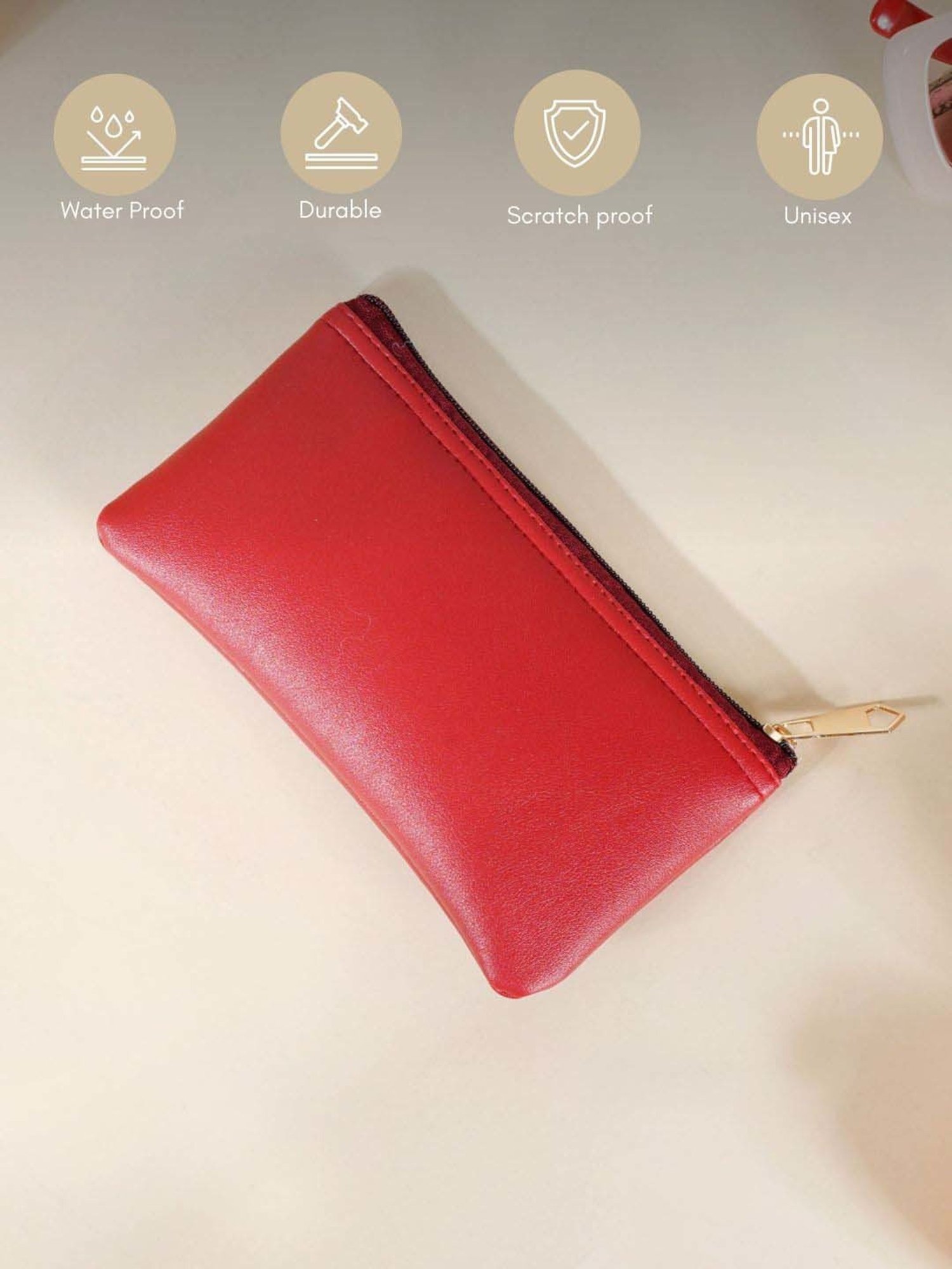 HOSTA HOMES Black Pvc Parachute Material Zipper Bag - Set of 2