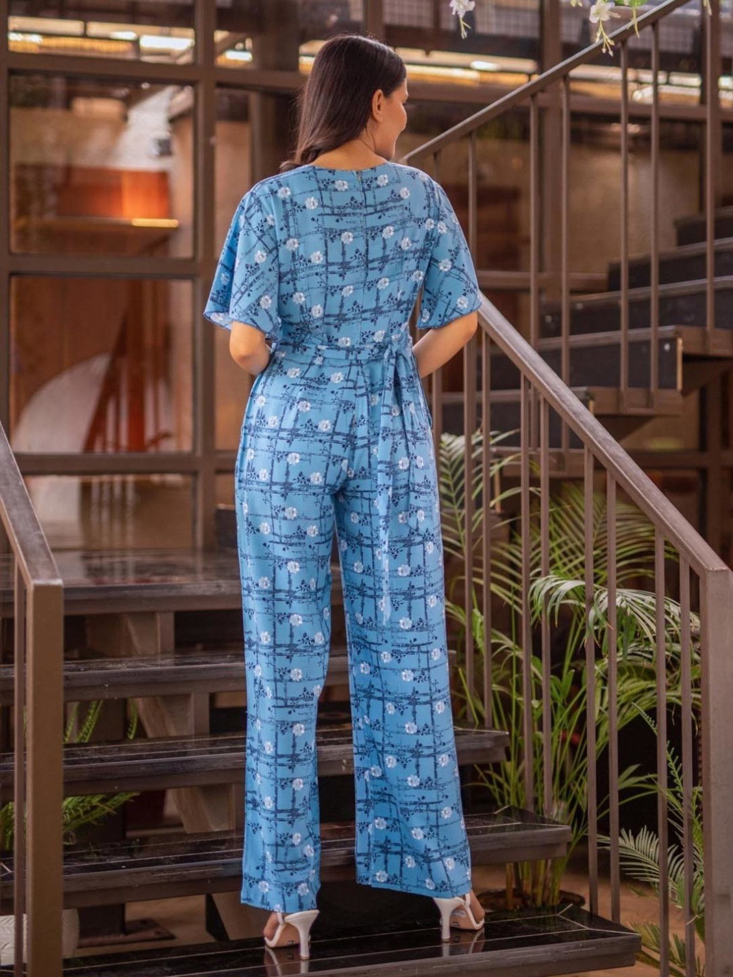 BInfinite Blue Asymmetric Shirt