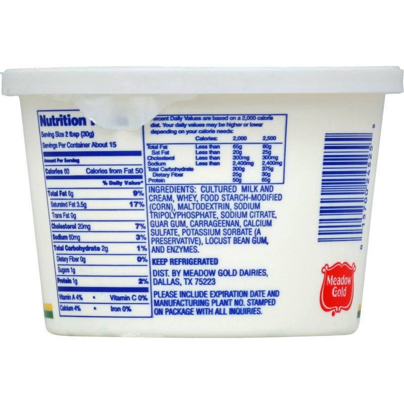 Meadow Gold Sour Cream - 16oz