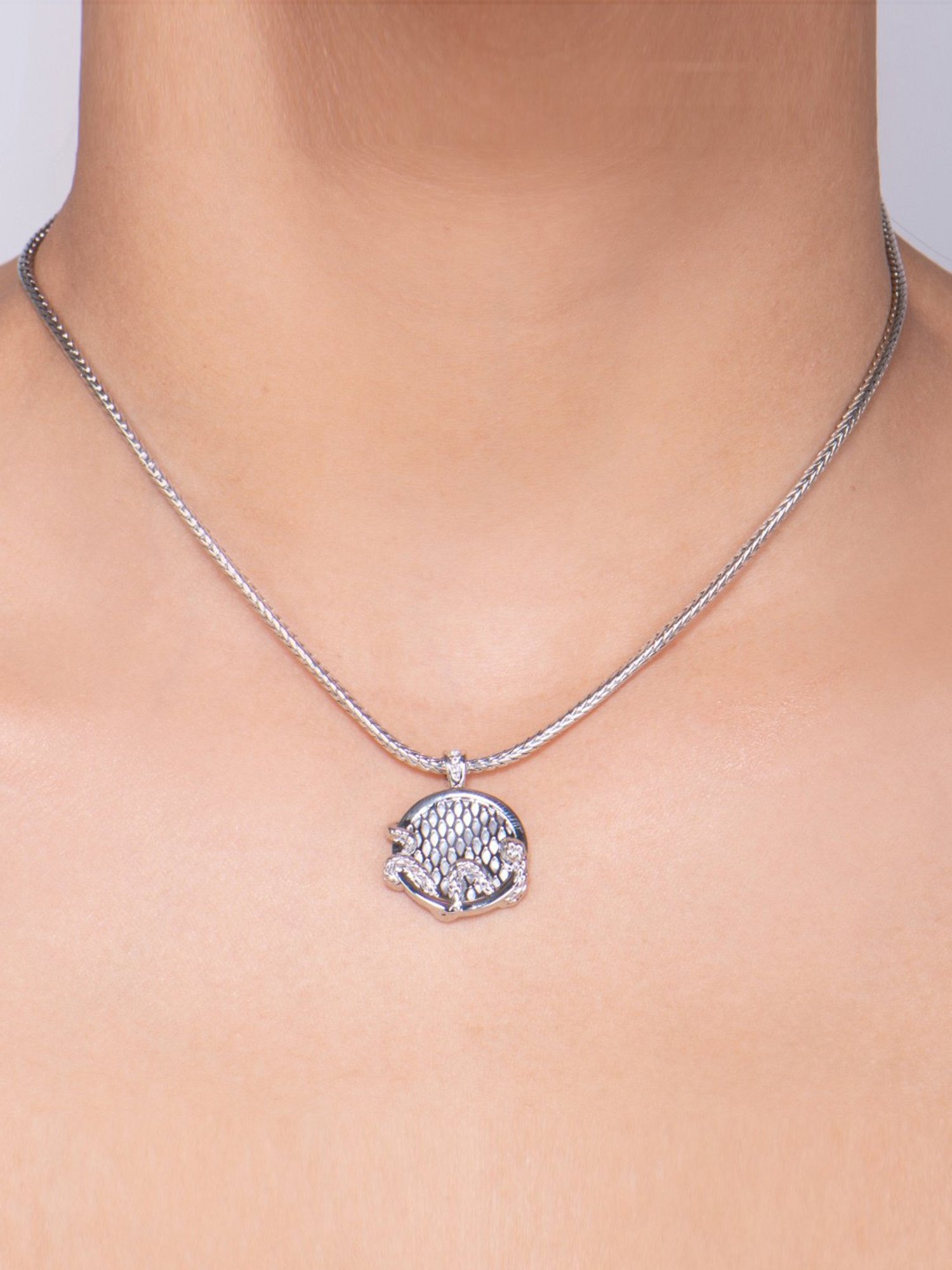 Just Cavalli Silver Just Stella Princess Necklace