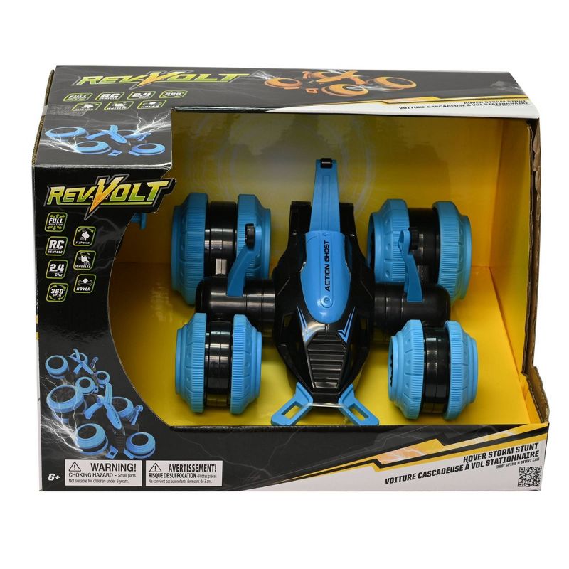 Goodly Toys 2.4 GHz RevVolt Hover Stunt Storm RC Vehicle - Blue