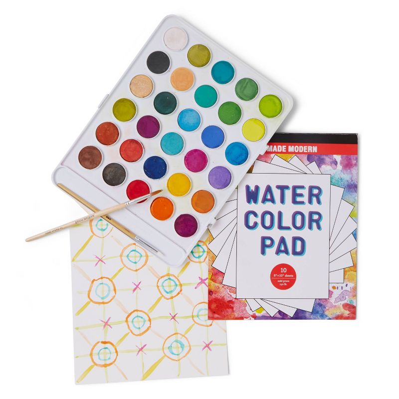 Kid Made Modern Wondrous Watercolor Paints - 30 Color