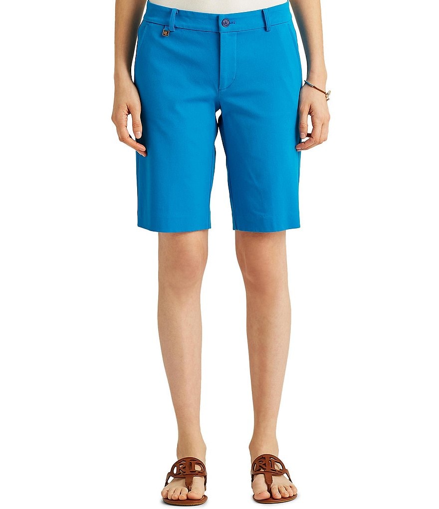 Allison Daley Petite Size True Navy Pull On Bermuda Shorts