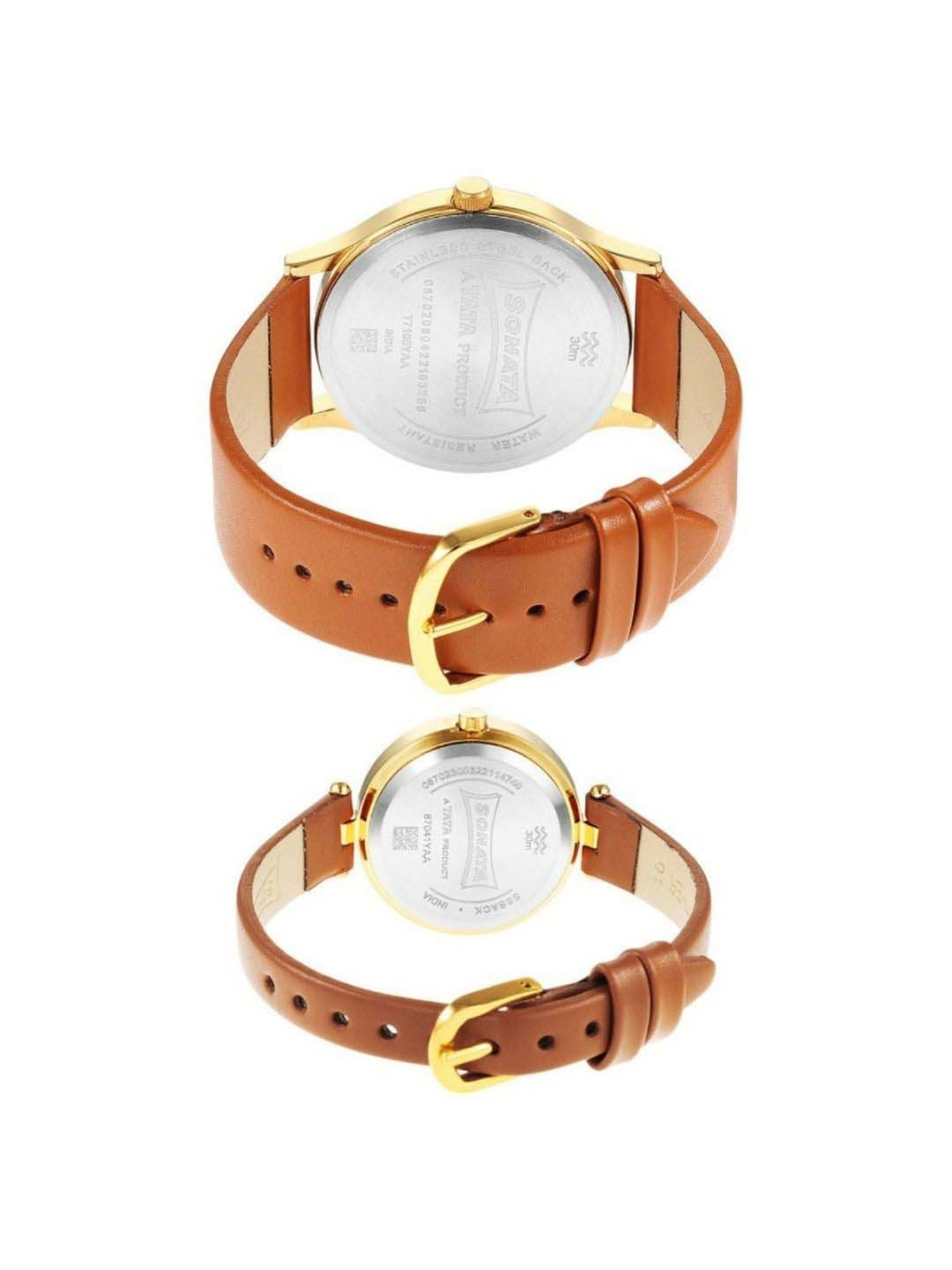 Sonata Pairs NS7710587041YL01P Analog Watch for Men