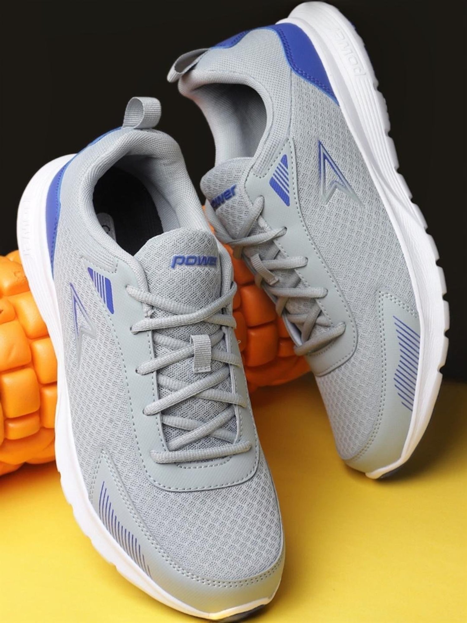 Power by Bata Men's WAVE BELMONTE Grey Running Shoes