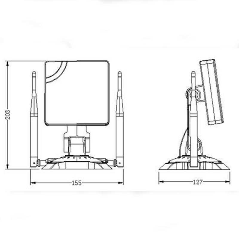 KuWFi High Power RT3070 Wireless USB Adapter High Gain Wireless Network Card With 14dBi Antenna 2.4Ghz 802.11 b/g/n Wifi Receiver Support AP Function long Wifi Range