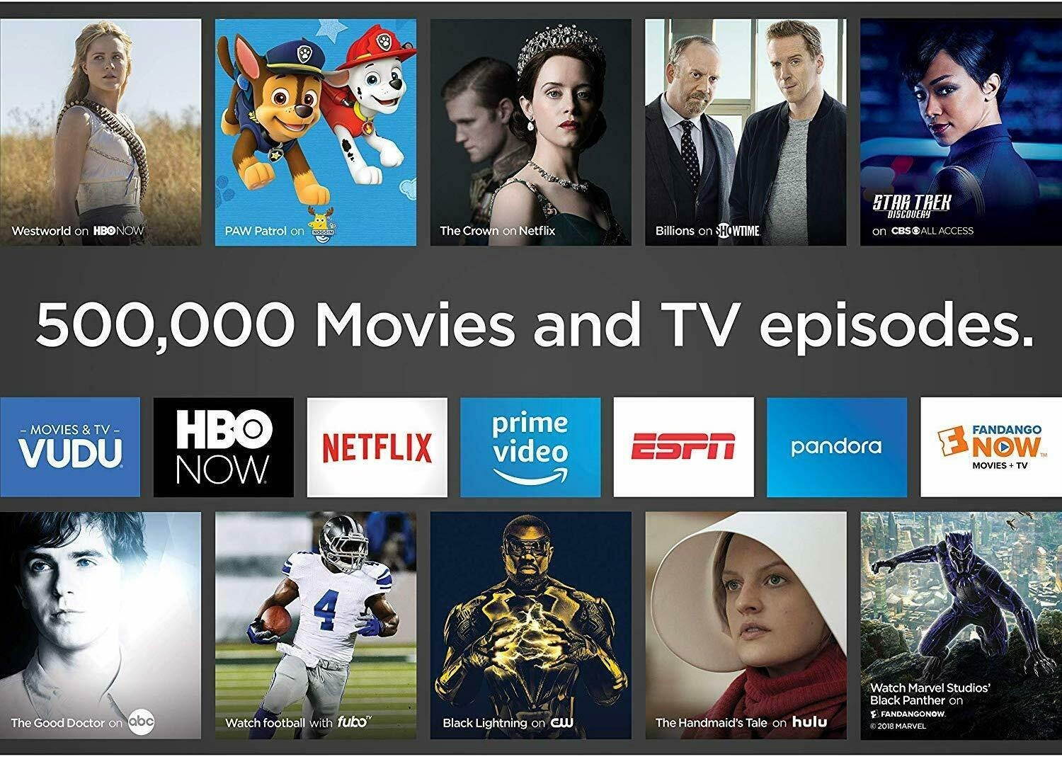 Premiere | HD/4K/HDR Streaming Media Player, includes HDMI Cable