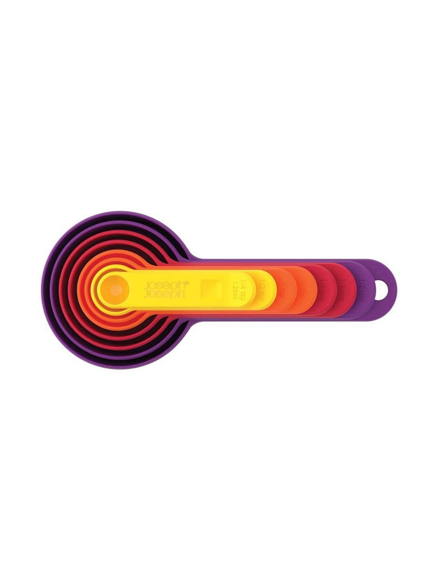 KitchenCraft Black Plastic Magnetic Measuring Cup - Set of 4