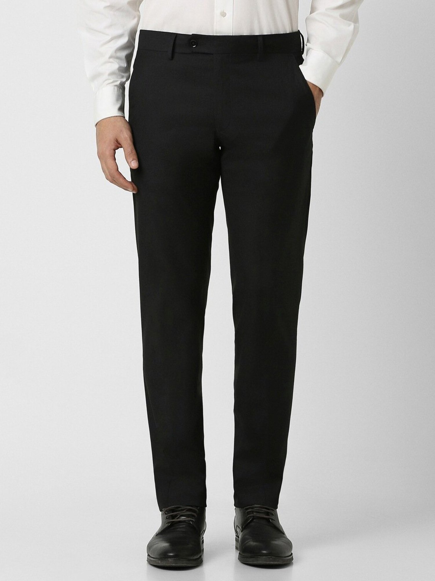 Van Heusen Black Slim Fit Trousers