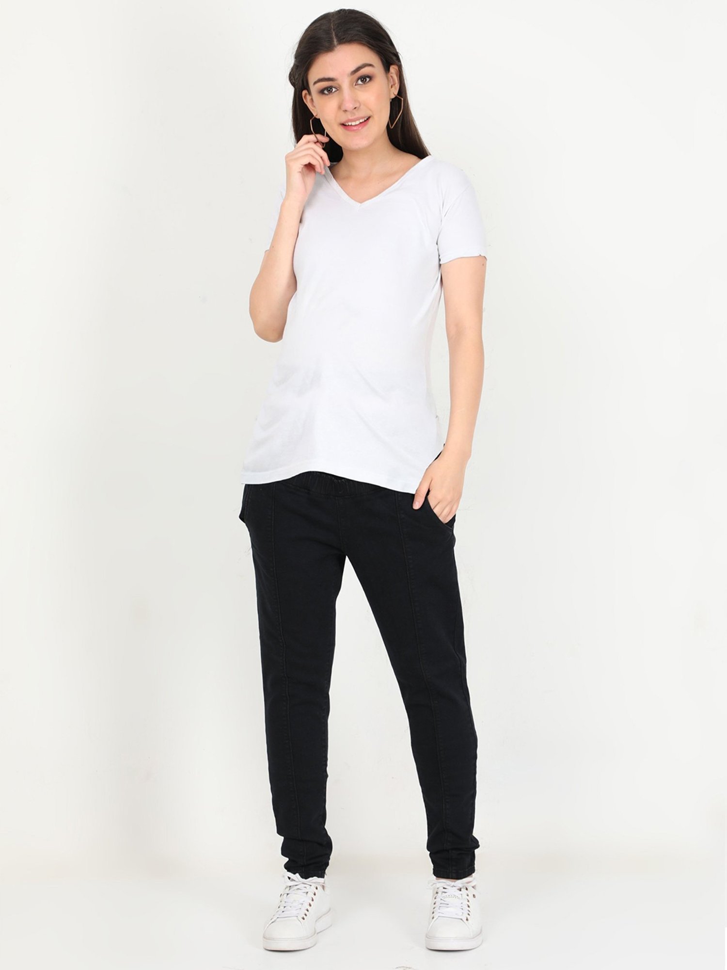 The Mom Store Black Maternity Jeans